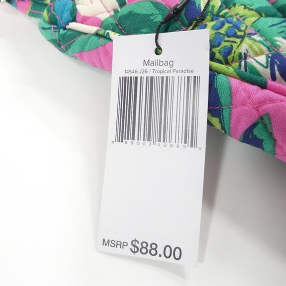 Vera Bradley Tropical Paradise Mailbag Crossbody Hipster NWT - Picture 6 of 6
